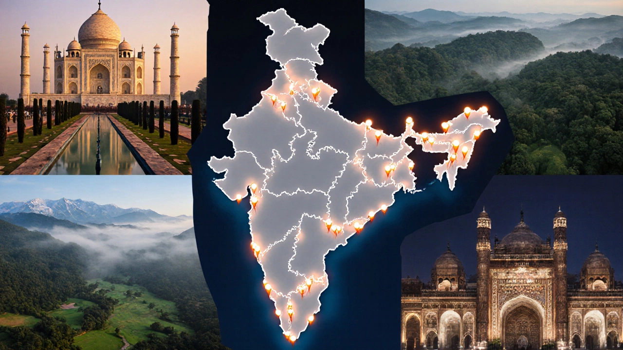 India Heritage Sites Count 2025 - Total UNESCO World Heritage Sites